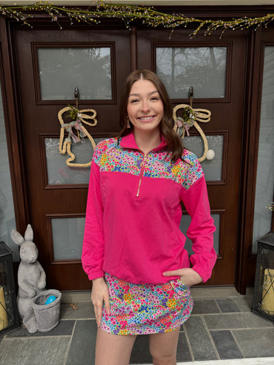 Mia - A Printed Floral Top - Choose Color