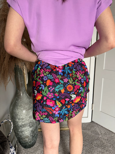 Fiesta - A Fiesta Time Floral Print Skort