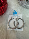 Stainless Steel Hoops Large - Choose Color