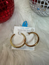 Stainless Steel Hoops Large - Choose Color