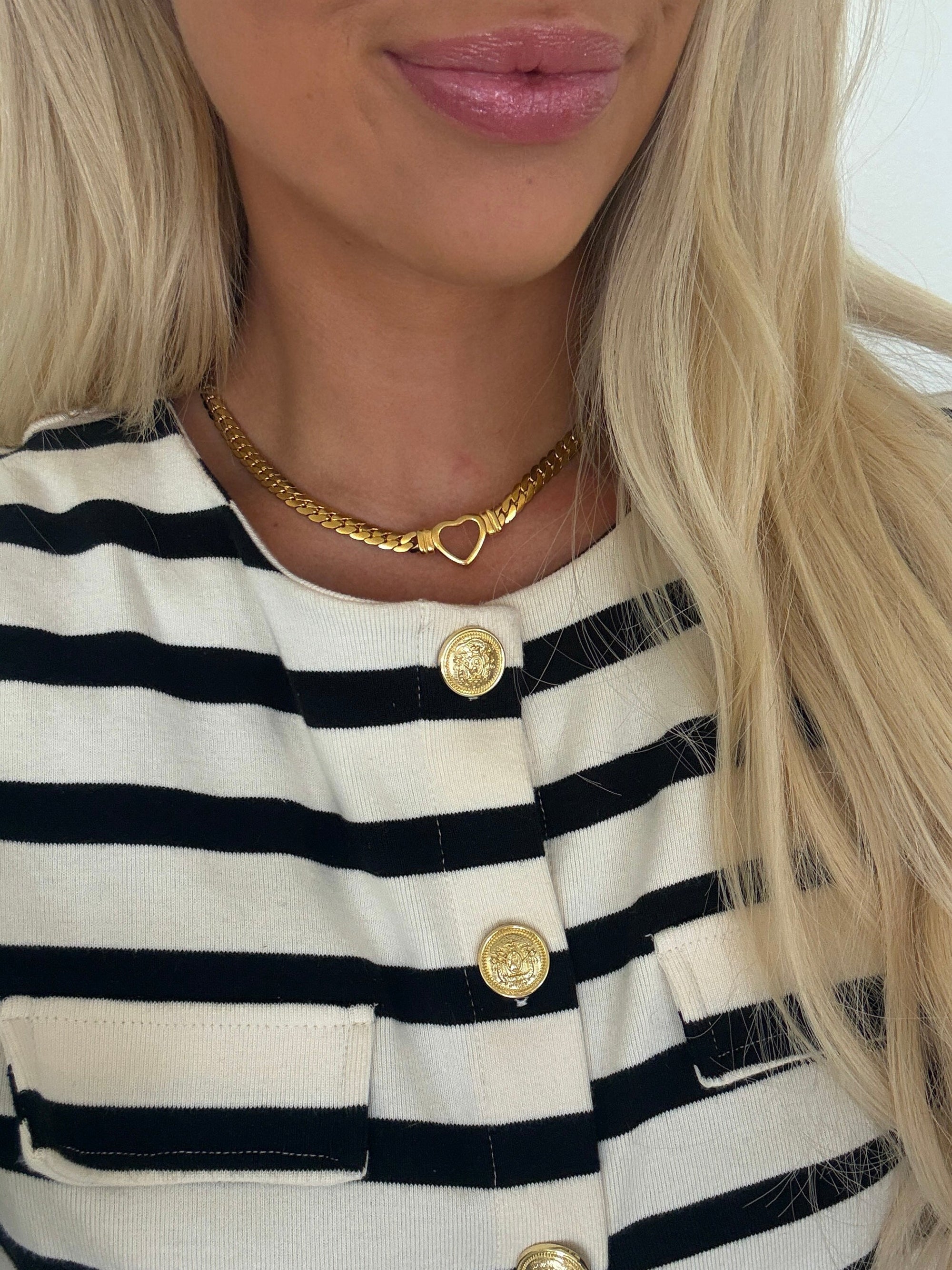 Explore More Collection - SMALL OPEN HEART NECKLACE