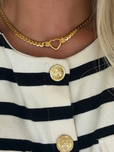 Explore More Collection - SMALL OPEN HEART NECKLACE