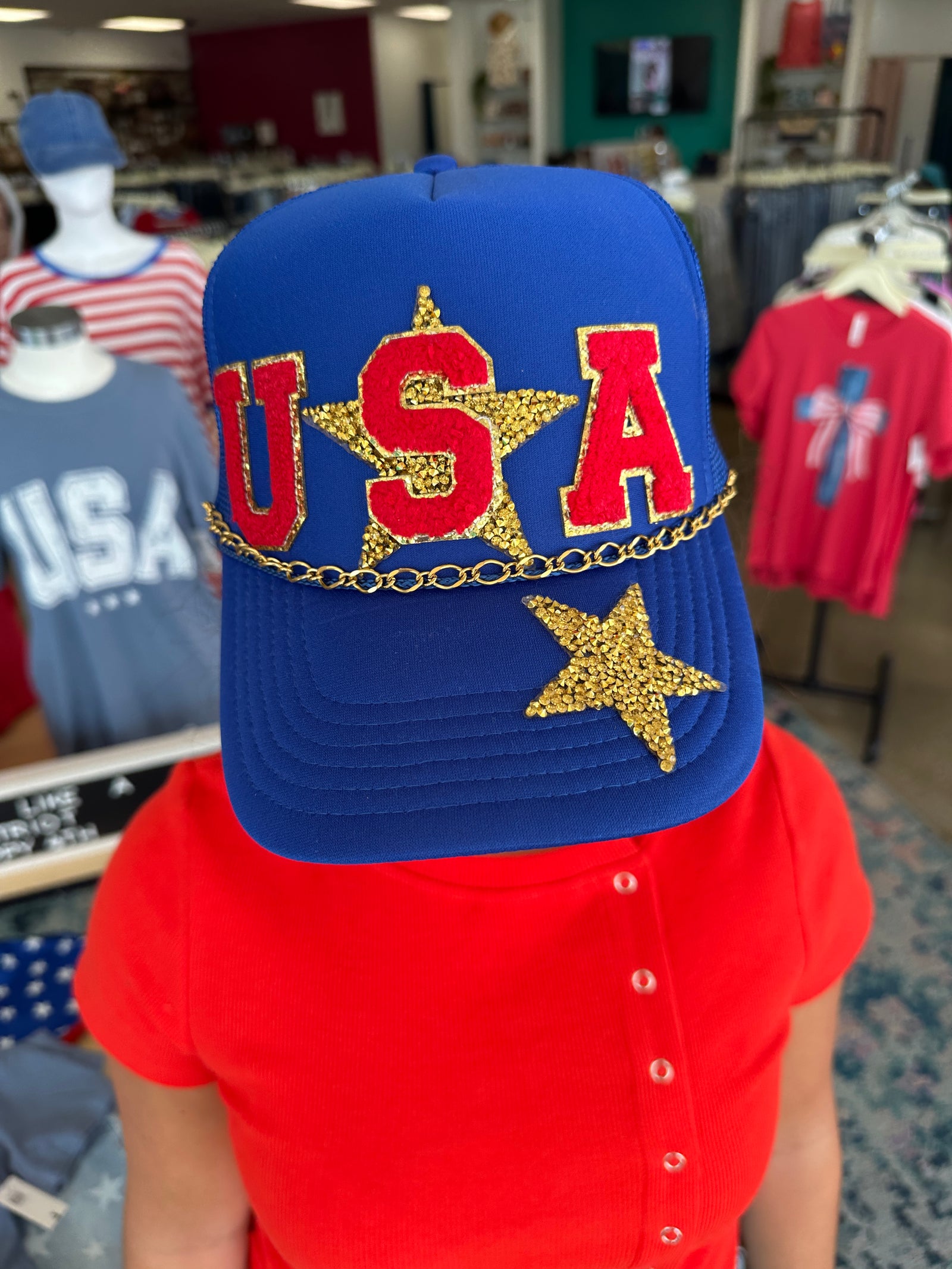 USA Americana One of a Kind Trucker Hat!