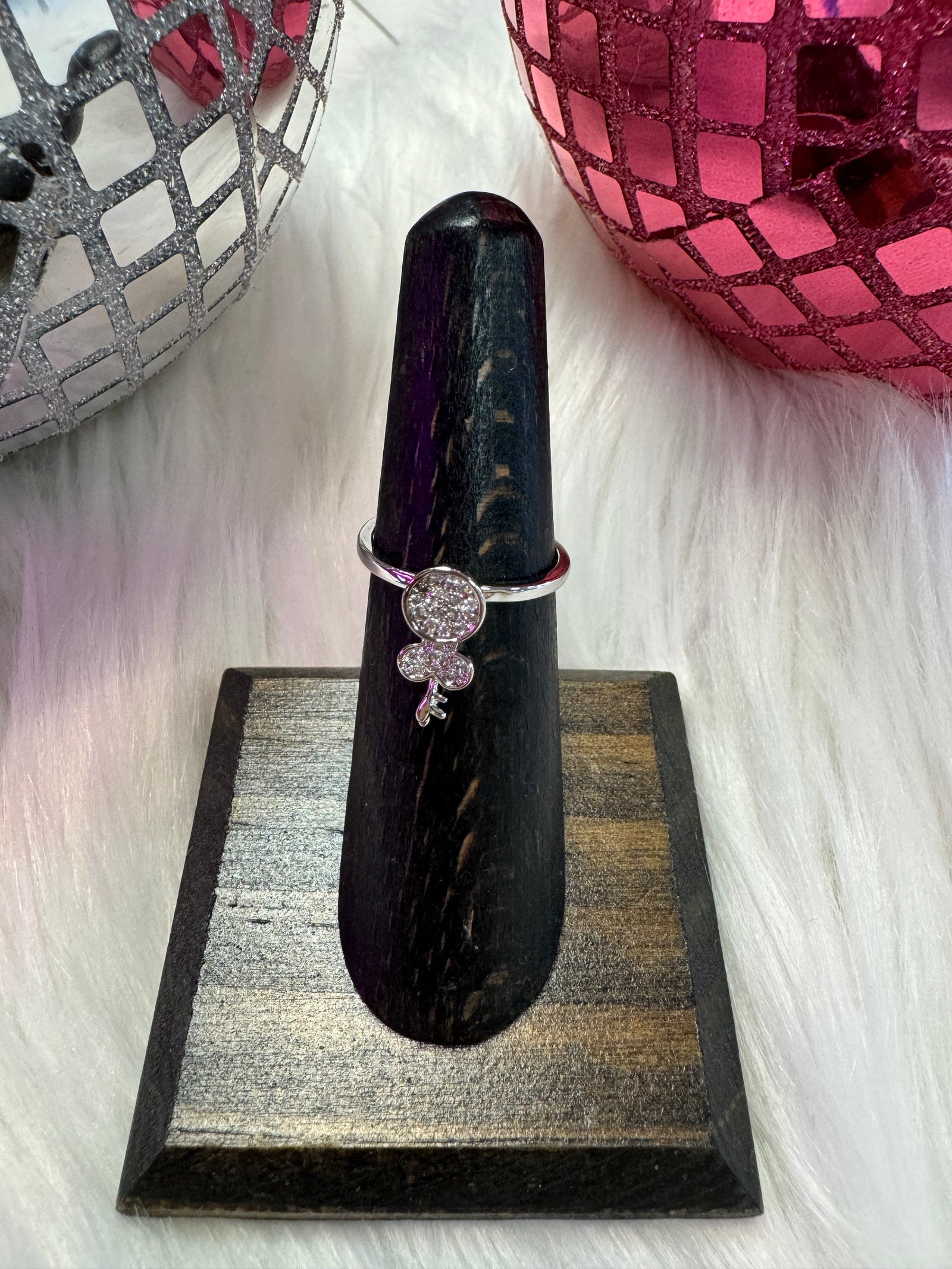 Crystal Ring - Silver