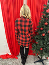 Lumber - A Plaid Collared Neck Snap Down Long Sleeve Jacket