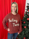 Feeling Festive - A Long Sleeve Sweater