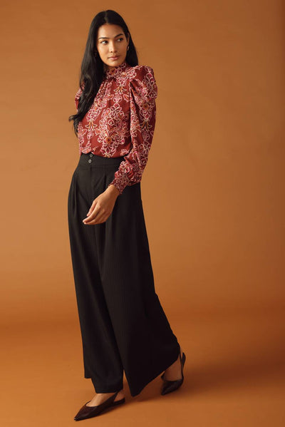 Explore More Collection - SWEET REMINISCENCE WOVEN WIDE LEG PANTS