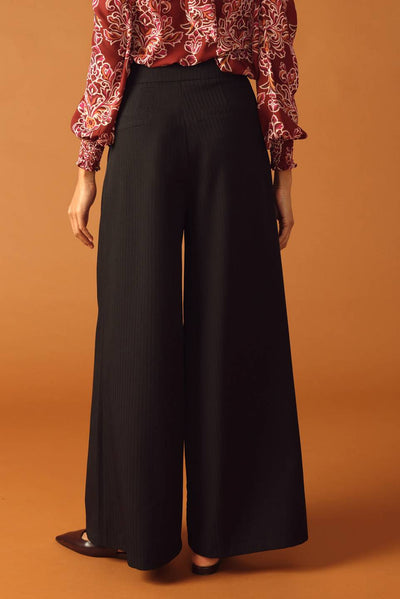 Explore More Collection - SWEET REMINISCENCE WOVEN WIDE LEG PANTS