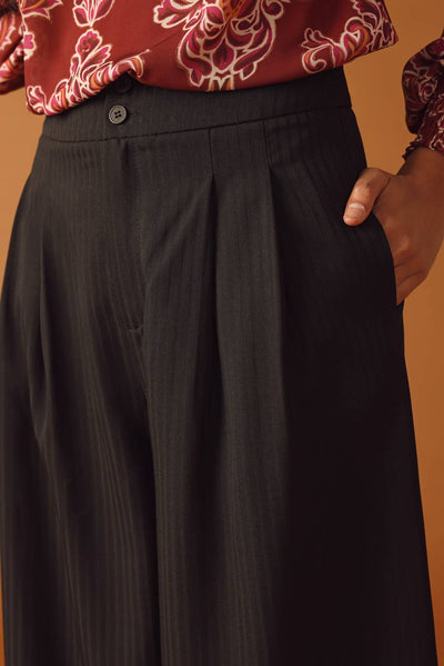 Explore More Collection - SWEET REMINISCENCE WOVEN WIDE LEG PANTS