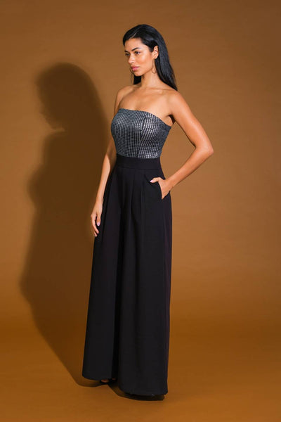 Explore More Collection - GLIMPSE OF GRACE WOVEN JUMPSUIT