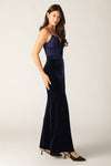 Explore More Collection - GLEAMING GLAM WOVEN LACE VELVET JUMPSUIT