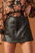 Explore More Collection - LOOK IMPRESSED FAUX LEATHER SKORT