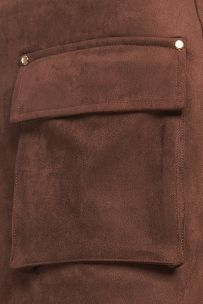 Explore More Collection - WESTERN ROMANCE FAUX SUEDE SKORT