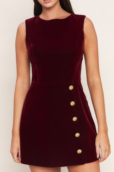 Explore More Collection - BERRY ICON VELVET ROMPER