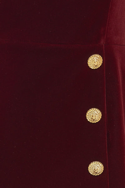 Explore More Collection - BERRY ICON VELVET ROMPER