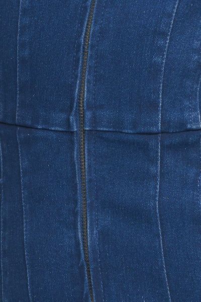 Explore More Collection - SHY GIRL MEDIUM INDIGO DENIM JUMPSUIT