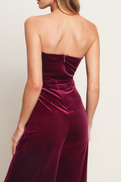 Explore More Collection - NIGHT QUEEN VELVET JUMPSUIT