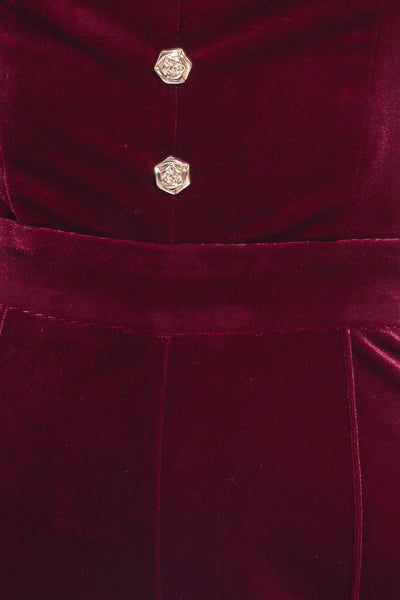Explore More Collection - NIGHT QUEEN VELVET JUMPSUIT