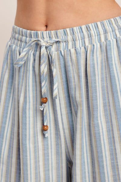 COASTAL DAY STRIP WOVEN PANTS