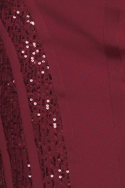 Explore More Collection - HOLIDAY GLAM BANDAGE MINI DRESS