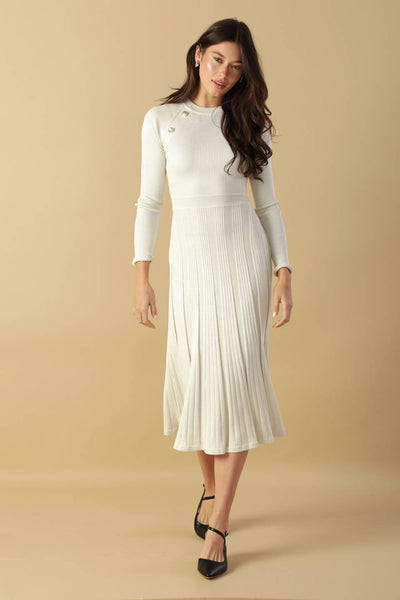 Explore More Collection - HIGH STANDARDS SWEATER MIDI DRESS