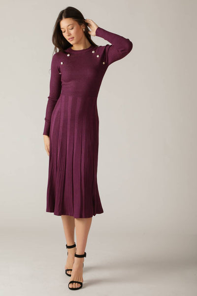 Explore More Collection - HIGH STANDARDS SWEATER MIDI DRESS