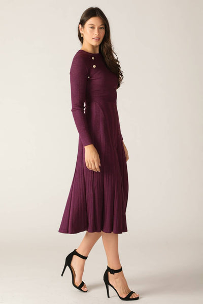 Explore More Collection - HIGH STANDARDS SWEATER MIDI DRESS