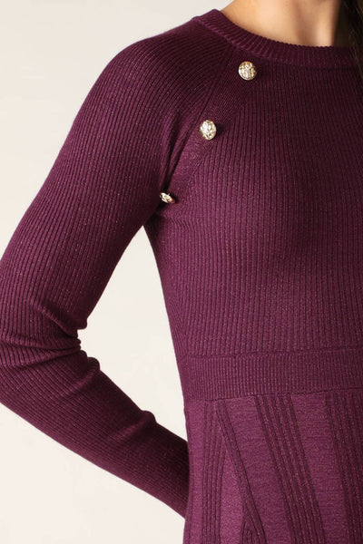 Explore More Collection - HIGH STANDARDS SWEATER MIDI DRESS