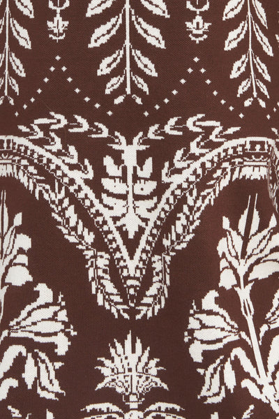 Explore More Collection - TERRA TAPESTRY SWEATER KNIT MINI DRESS