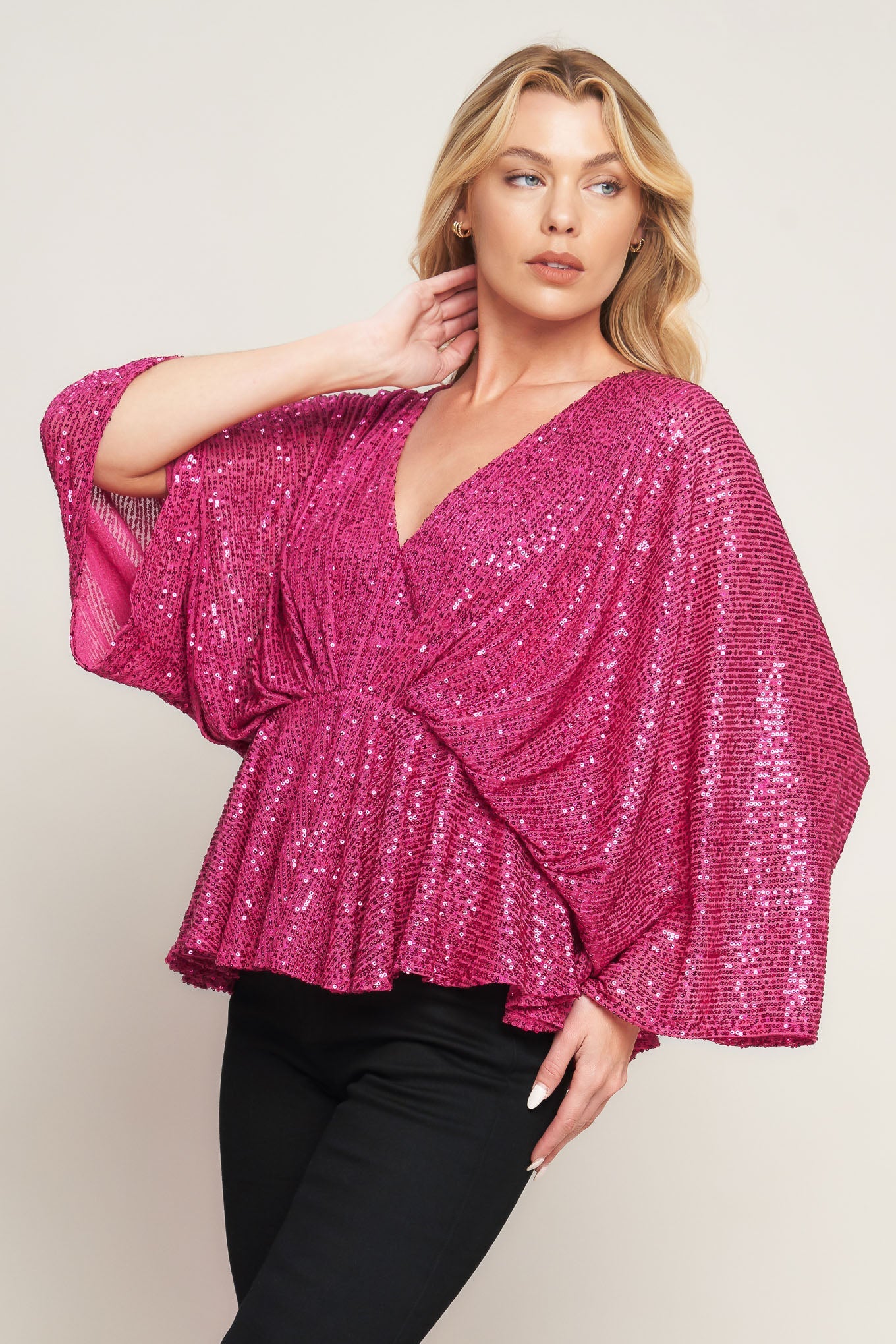 Explore More Collection - START OF FOREVER SEQUIN TOP