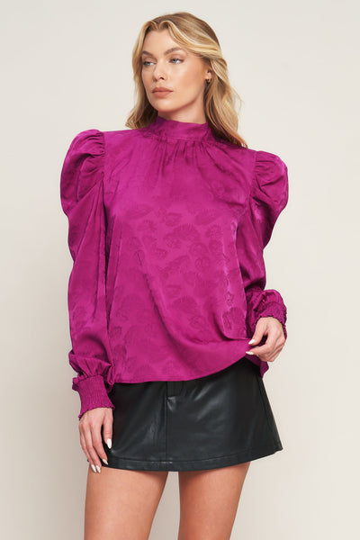 Explore More Collection - STOLEN GLANCES SATIN TOP