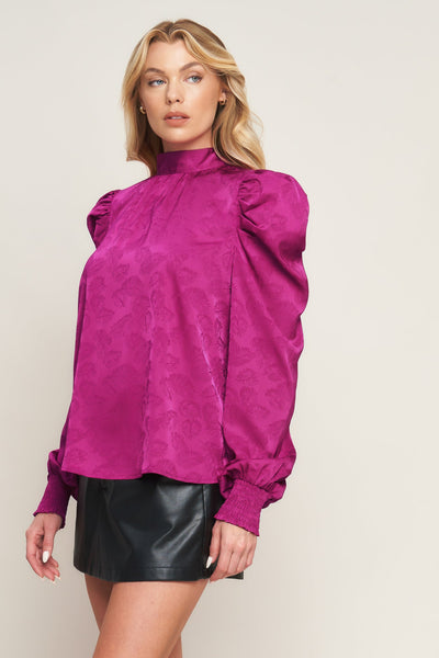 Explore More Collection - STOLEN GLANCES SATIN TOP