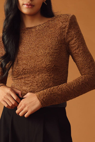 Explore More Collection - NEVER ENOUGH WOVEN LACE BODYSUIT