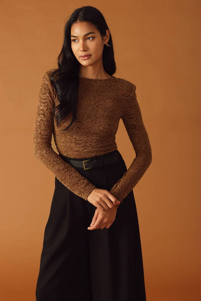 Explore More Collection - NEVER ENOUGH WOVEN LACE BODYSUIT