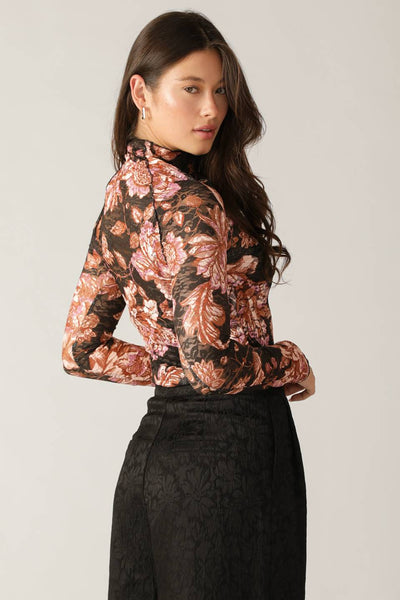 Explore More Collection - FIRESIDE CHATS STRETCH LACE TOP