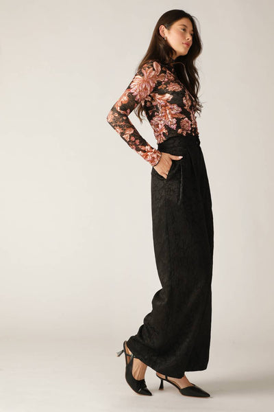 Explore More Collection - FIRESIDE CHATS STRETCH LACE TOP