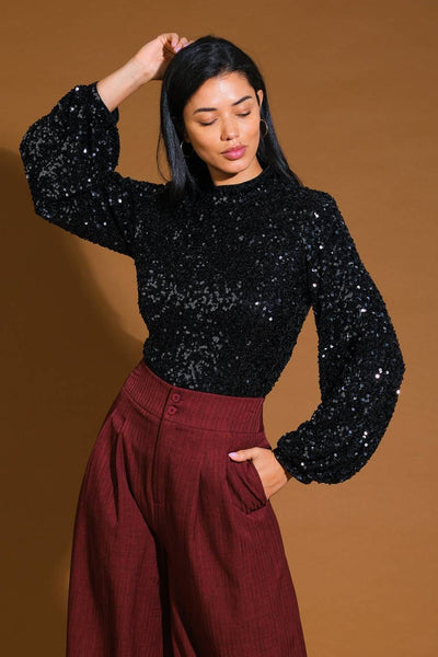 Explore More Collection - STAY THE SAME SEQUIN TOP