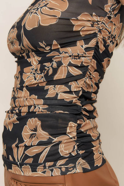 Explore More Collection - CITY NIGHT OUT POWER MESH TOP