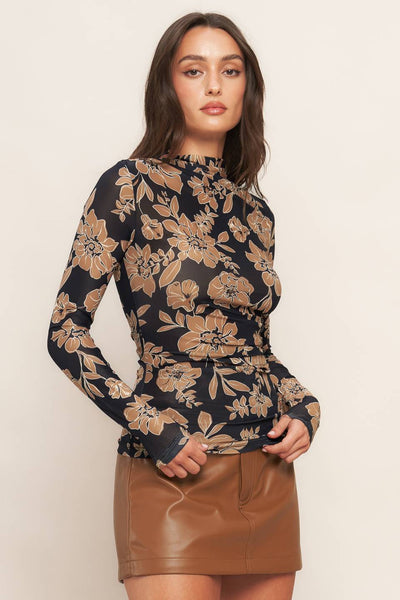 Explore More Collection - CITY NIGHT OUT POWER MESH TOP