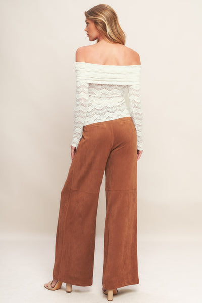 Explore More Collection - ANGELIC SWEETIE CREAM WOVEN TOP