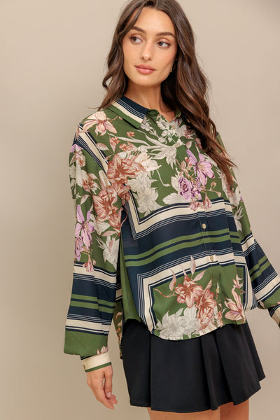 Explore More Collection - GARDEN CLUB  WOVEN TOP