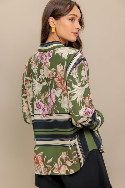 Explore More Collection - GARDEN CLUB  WOVEN TOP