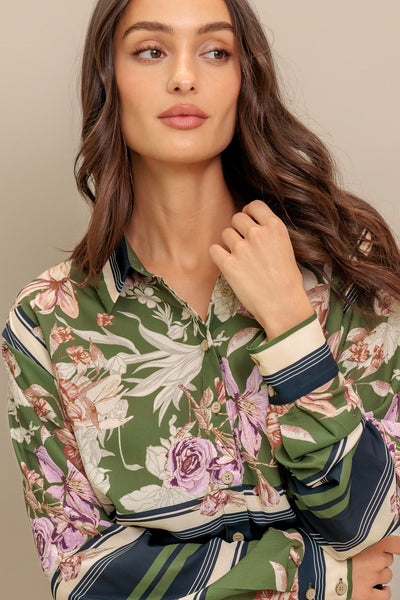 Explore More Collection - GARDEN CLUB  WOVEN TOP