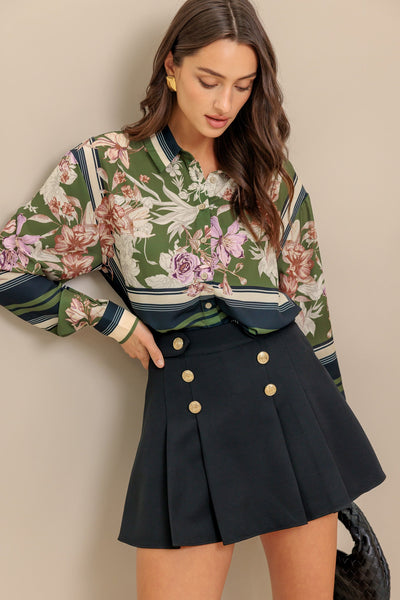 Explore More Collection - GARDEN CLUB  WOVEN TOP