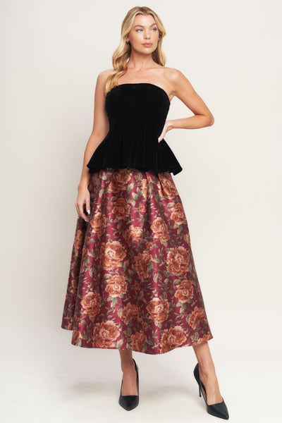 Explore More Collection - ROYAL PETAL VELVET TOP