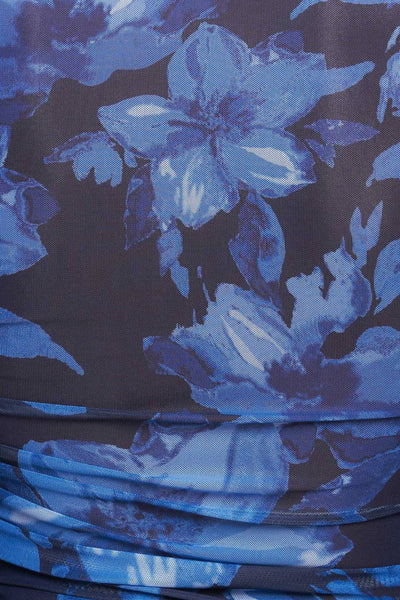 Explore More Collection - ILLUMINATED PETAL POWER MESH TOP