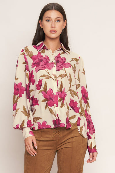 Explore More Collection - ROSEWOOD RETRO WOVEN TOP