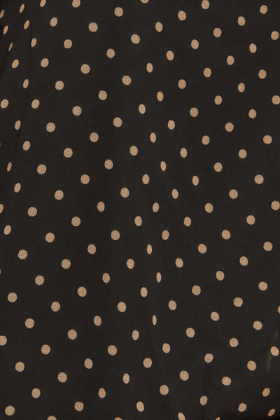 Explore More Collection - MIDNIGHT DOT CHIC WOVEN TOP