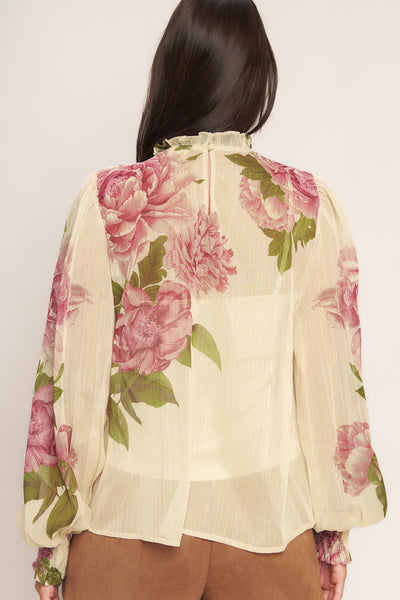 Explore More Collection - ROMANTIC HERITAGE WOVEN TOP