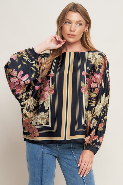 Explore More Collection - ROYAL TAPESTRY WOVEN TOP
